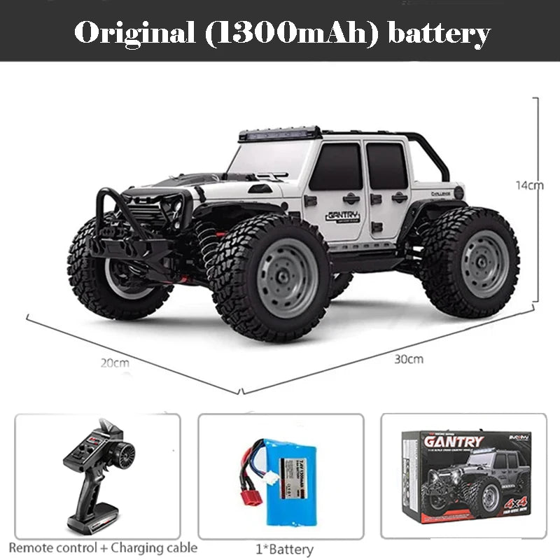 4WD 1:16 80KM/H Super Brushless 50KM/H Brushed RC Car 4x4 Off Road Remote Control High Speed Drift Racing Truck Toy Kids Adults