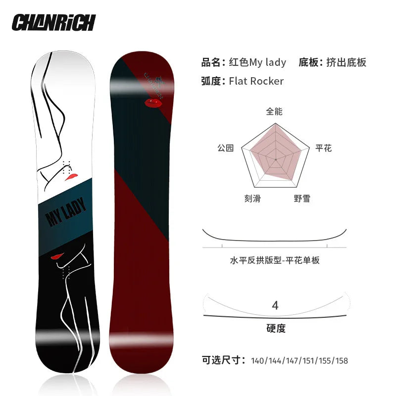 Adult Snowboard All-rounder Beginner's Professional Snowequipment Akcesoria Do Nart Tabla Esquiar Ski Snowboard Set
