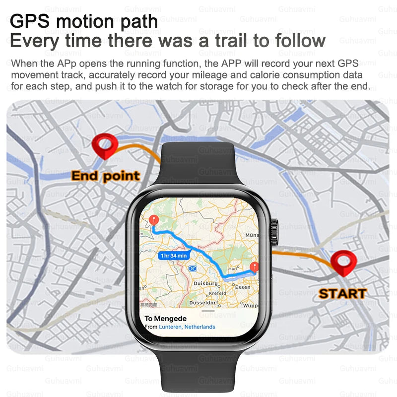 2026 New For iOS Watch Series 11 Smart Watch Ultra HD AMOLED GPS NFC Heart Rate IP68 Waterproof Sport Fitness Call Smartbracelet