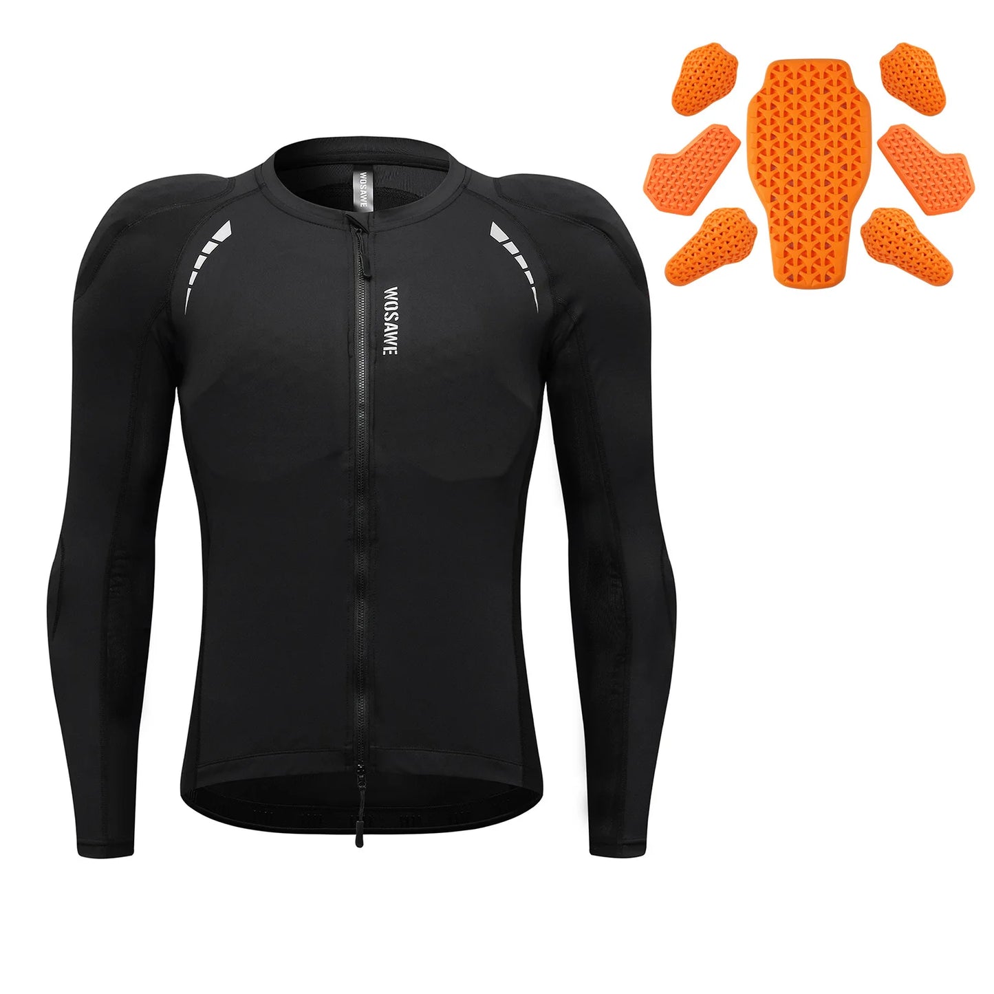 WOSAWE Motorcycle Jacket Men Women Full Body Armor Protection Jacket Motocross Racing Clothing Suit Moto Riding Protector Jacket
