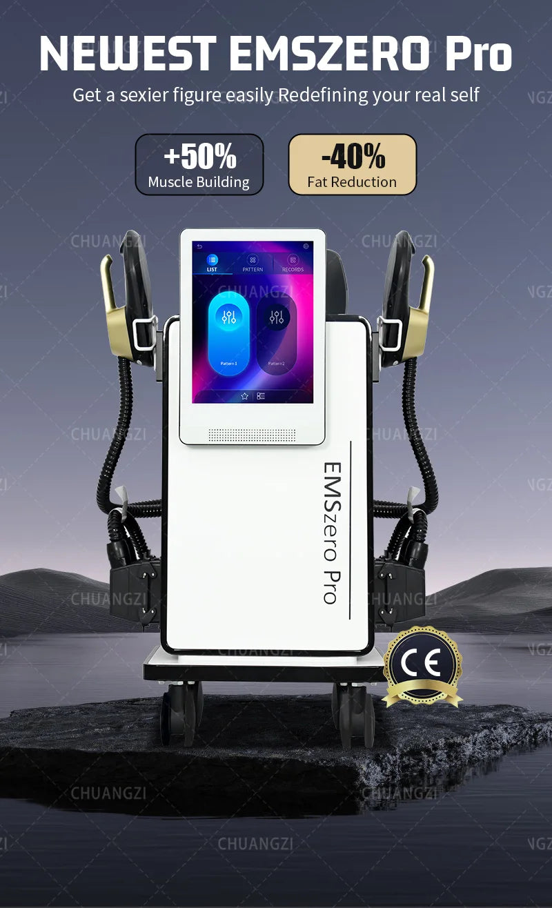 2025 New Weight Loss Nova Power 6500W 200HZ Fat Removal Body Shaping Muscle Stimulation Ems Body Shaping Machine EMSZERO