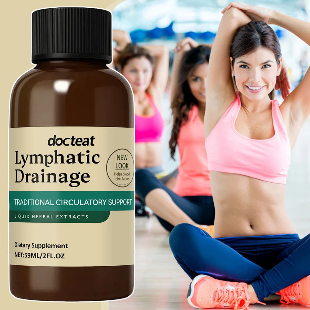 59ml Lymphatic Drainage Liquid Drops  for Women Men Lymphatic Drainage Supplement For Immune Support Body Care Supplies