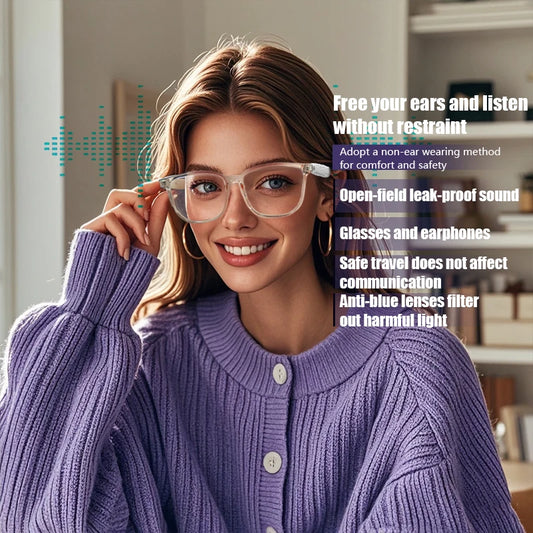 GS03 Upgrade Smart Glasses With Camera Video Recording AI Photo Recognition Bluetooth Call Translation Voice Assistant Glasses