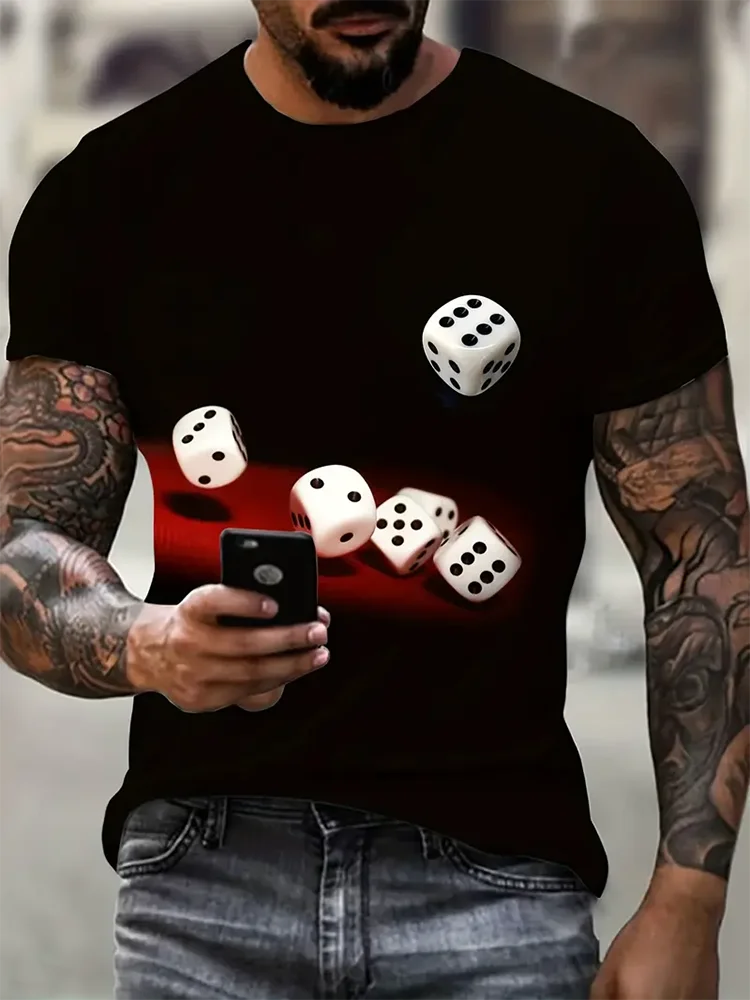 Cool Lion 3D Printed Men's T-shirt Summer Outdoor Sports Men's Top Daily Urban Fashion Short Sleeve Street Casual Men's T-shirt