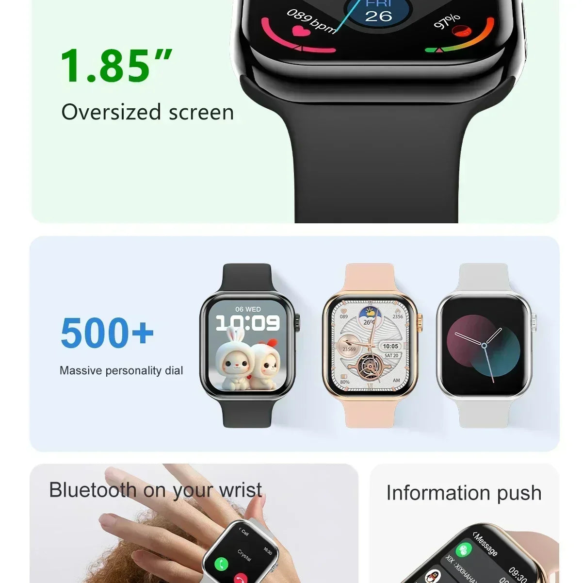 2026New GPS Smart Watch Series 10 For Apple Watch 10 Memory Music Video Bluetooth Call Waterproof NFC Smartwatch For Android IOS