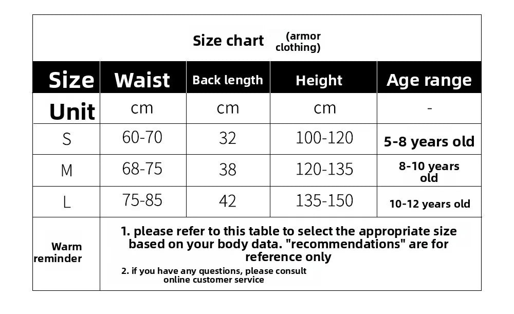 WOSAWE Children's Armor Jacket Spine Chest Protection Equipment Motocross Skateboard Moto Jacket Motorcycle Gear Moto Kids Armor