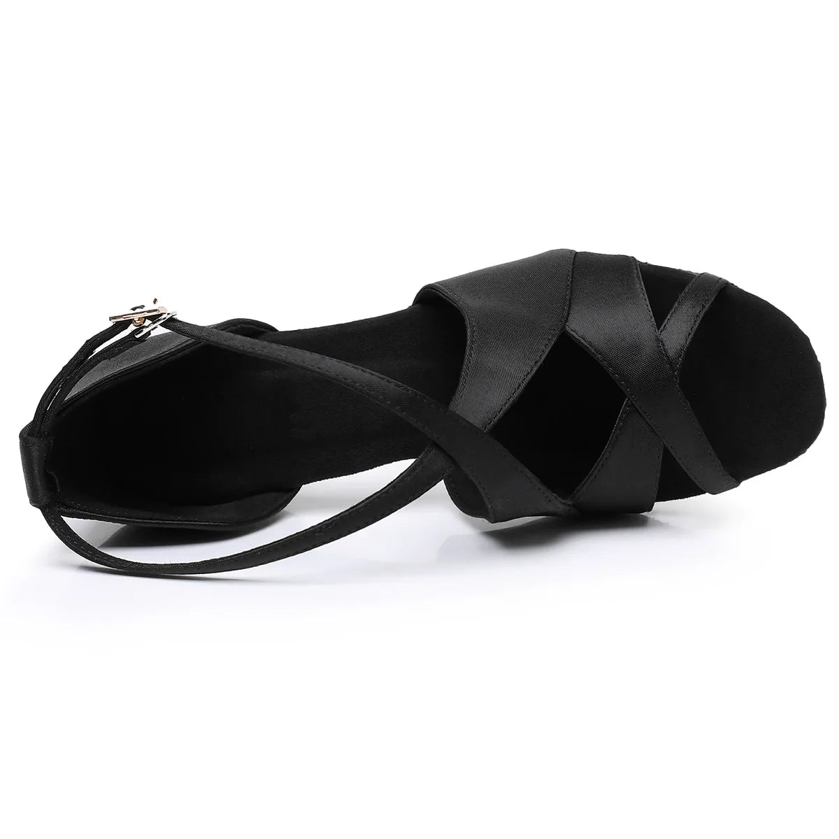 Latin Dance Shoes For Women Adults Soft Satin Breathable Sneakers Performance Shoes Cha Cha Fashion Social Dance Shoes Satin