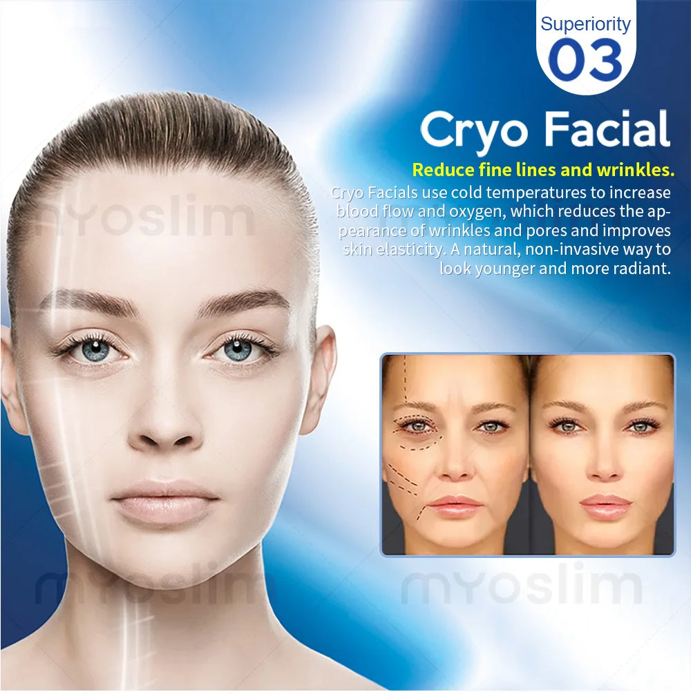 NEW Cool T Shock Cryoskin 4.0 Machine Portable Equipment Hot and Cold Skin Tightening Loss Weight Body Slimming Machine
