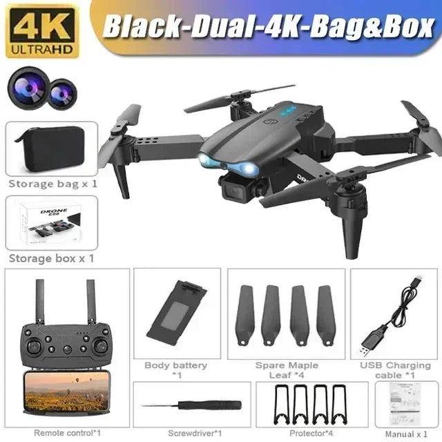 E99 Pro Drone With 4K Dual Camera Wifi Optical Flow And Obstacle Avoidance For Aerial Photography Quadcopter For Birthday Gift ﻿