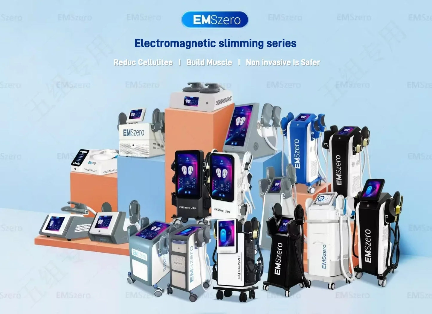 HIEMT EMSZERO RF High Intensity EVibration Pulse Electromagnetic Body Shaping Professional Muscle Growth And Fat Burning  Machin