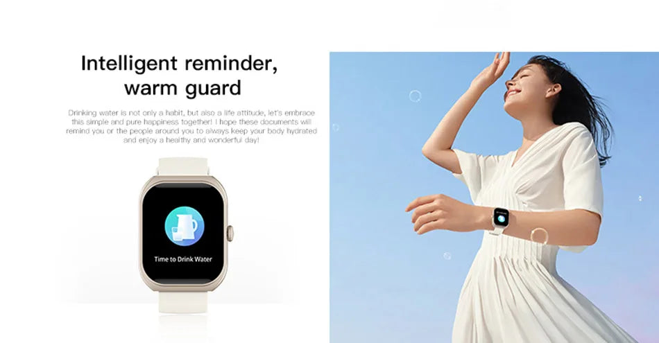 2026 New Bluetooth Call Smart Watch Women Customisable Dials Waterproof Sports Fitness Tracker Fashion Ladies' Smartwatch+Box