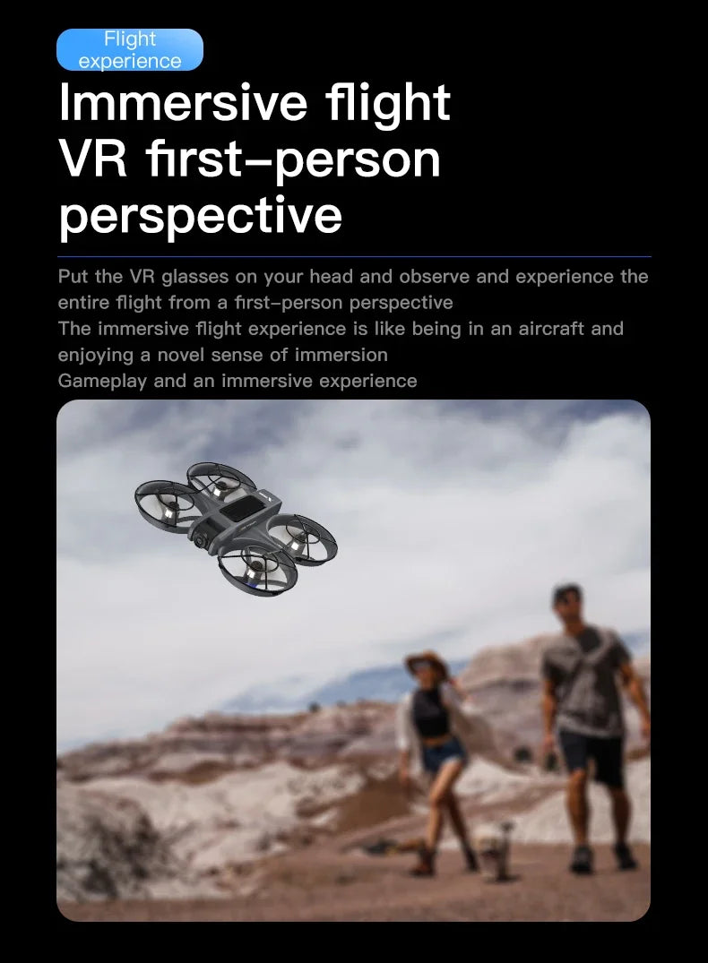 X226 Screen VR Control Drone 4K Professional Camera HD Aerial Photography Dual-Camera Omnidirectional Obstacle Avoidance Drone