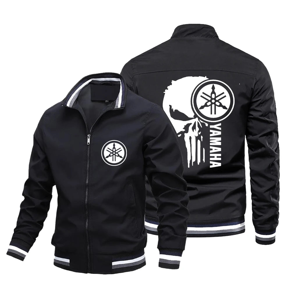 2026 New Spring and Autumn Edition Men's Yamaha Motorcycle Jacket Men's Windproof Outdoor Sports Clothing Women's Yamaha Jacket