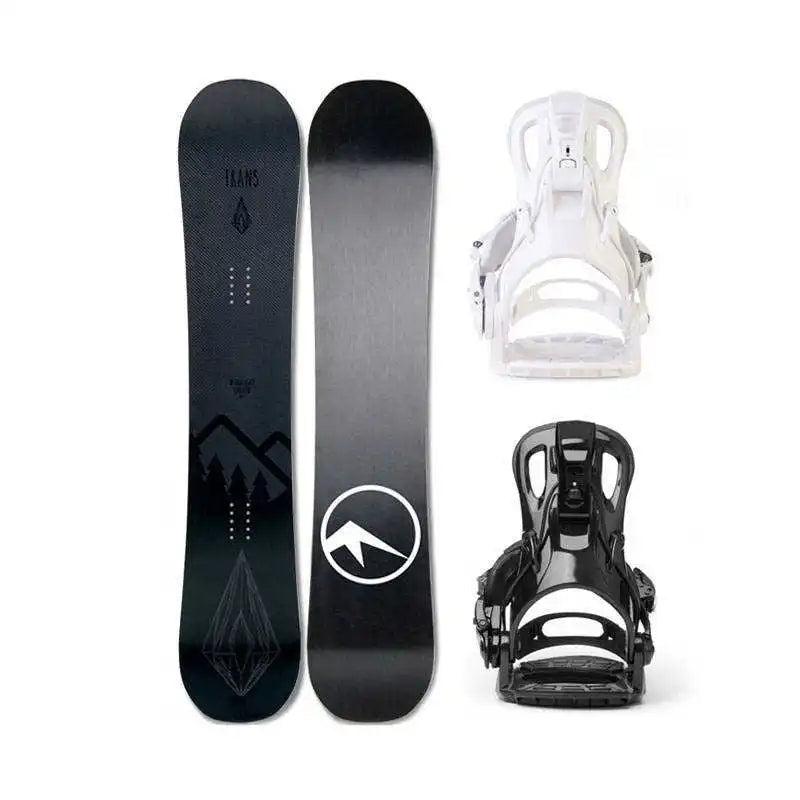 Premium Wood Core Snowboards - Customizable All-Mountain  Boards For Adults & Youth Profile Two-Piece Wear Carbon