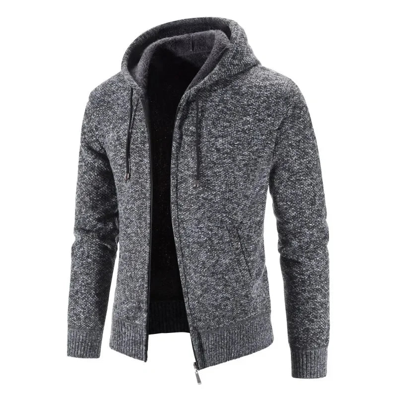 LEGIBLE 2025 Men's Sweaters Autumn Winter Wool Zipper Cardigan Sweaters Man Casual Knitwear Sweatercoat Male