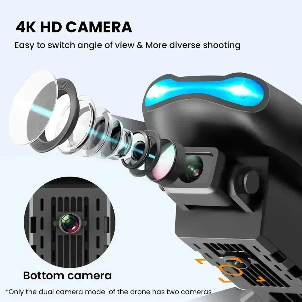 E99 Pro Drone With 4K Dual Camera Wifi Optical Flow And Obstacle Avoidance For Aerial Photography Quadcopter For Birthday Gift ﻿