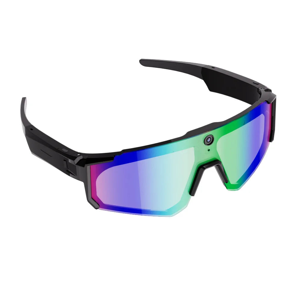 4K Polarized Sunglasses AI Smart HD 800W Camera Bluetooth Call Translation For Men Cycling Anti Glare Driving UV400 IP54 Goggles