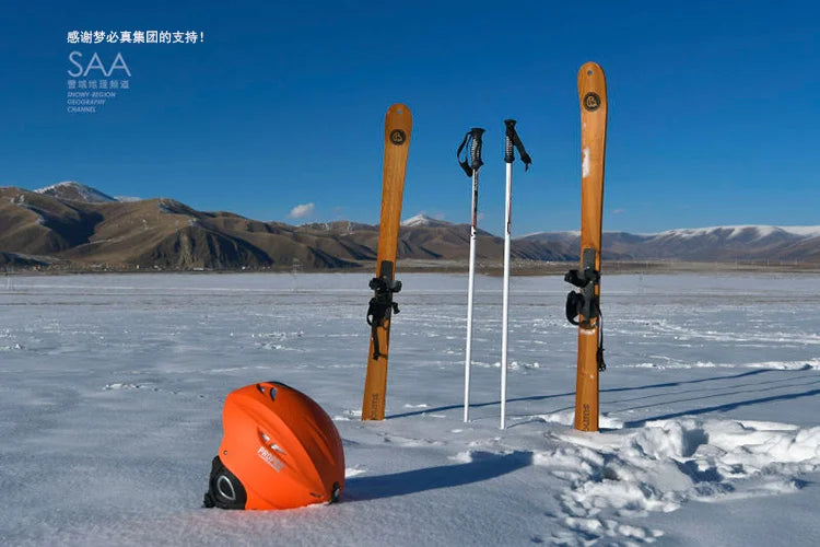 лыжи Fashion High Quality Log Manchurian Ash Ski Double Board Adults and Children Wooden Ski/Snowboard Skis