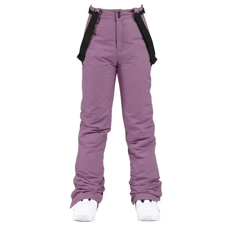 Winter Outdoor Mountain Waterproof Ski Pants For Men Women’s High Quality Windproof Warm Snow Trousers Ski Snowboarding Pants