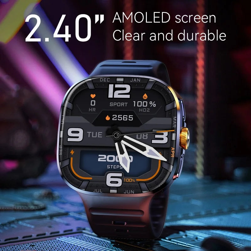 M99 Smart Watch Android 10.0 Smartwatch With Sim Card Rotary Camera GPS WIFI Compass 512GB Storage 2.4inch larger Amoled Screen
