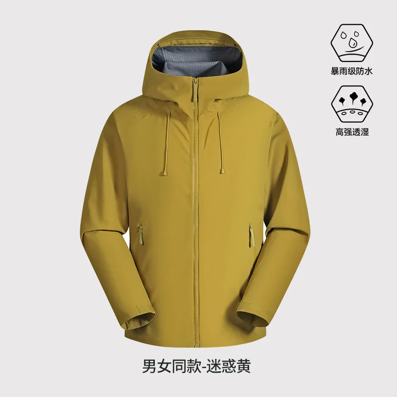 Jackets, fashionable men's and women's mountaineering suits, high breathability, waterproof and high-quality jackets.