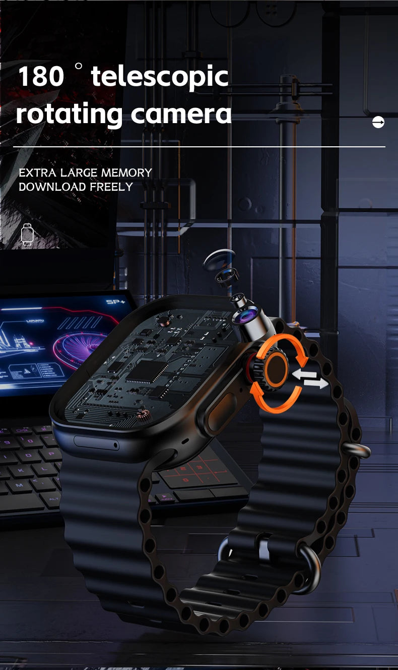 S11 Ultra Smart Watch 2.26 inch Amoled 490*580 Smartwatch With 4G 5G LTE Sim Card Touch encoder GPS precise position 2000Mah