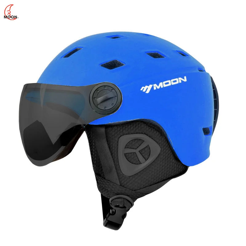 MOON-Professional Ski Helmet for Adult and Youth, Universal for Skateboard, Snowboard, Snow Equipment, Warm, Winter