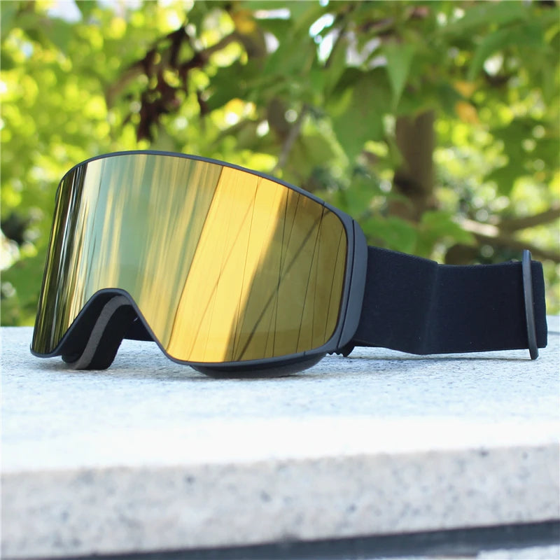 Magnetic Lens Snow Goggles Double Layer Anti-Fog UV Protection for Skiing Snowboarding High-definition Clarity Unisex Skiing
