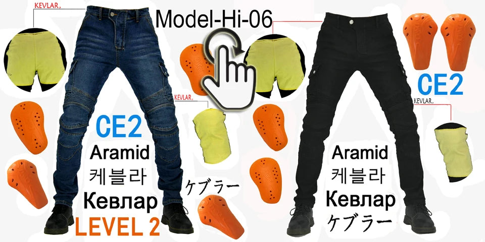 Motorcycle Kevlar pant Aramid fireproof wearable Protective Gear Riding Touring Kevlar shorts Motorbike Trousers Racer essential