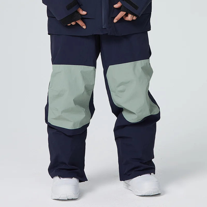SEARIPE Premium Full-Tape Seam Ski Pants for Men & Women - Waterproof Windproof Insulated Snowboard Pants with Thermal Lining