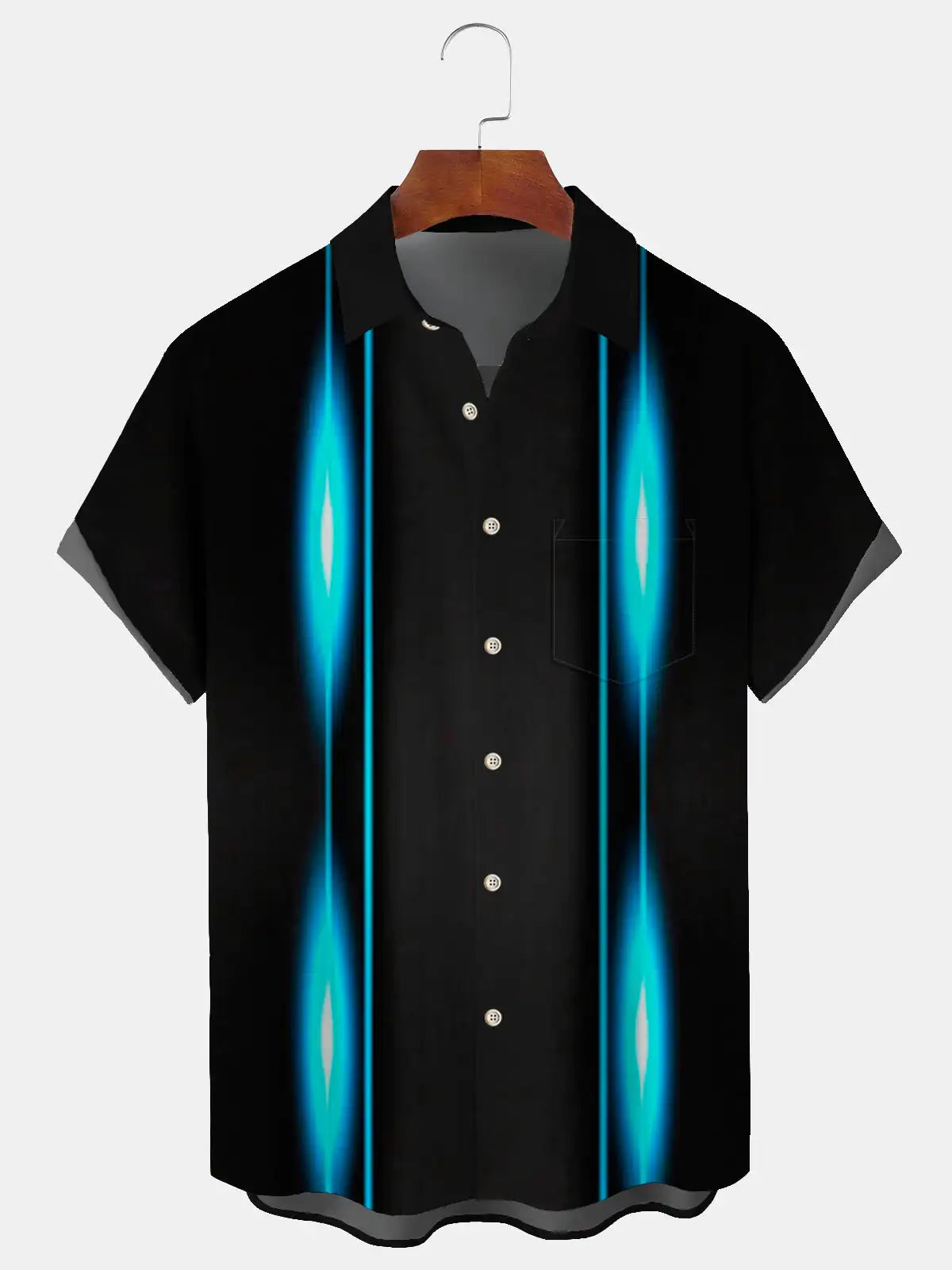 New Hawaii Spring/Summer Fashion Leisure Street Walk Tourist Beach Printed Full Open Short Sleeve Button Shirt, Quick Shipping