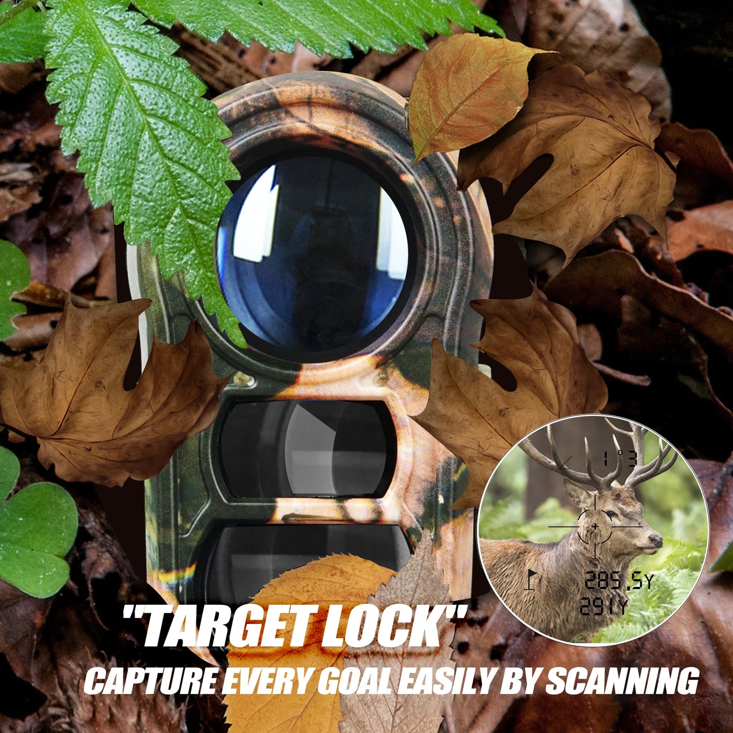 REVASRI Laser Rangefinder 1000M Hunting Range Finder with Rechargeable Battery Outdoor Target Acquisition Technology Monocular