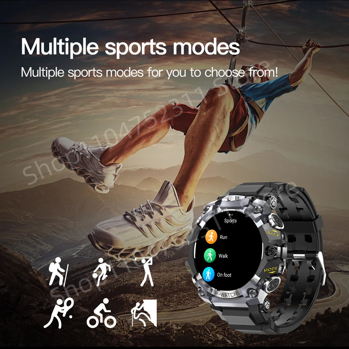 P-Watch 5g Full Netcom Smartwatch 1.508 inch Amoled HD Screen inset 4g/5g Sim Card GPS WIFI IP68 Waterproof Swimming Smart Watch