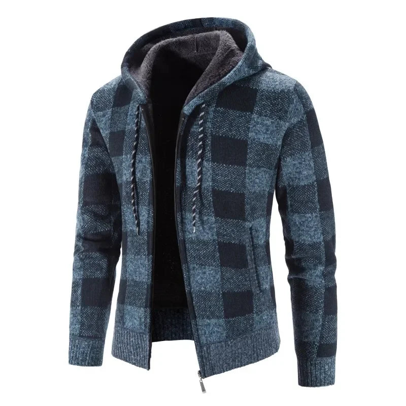 LEGIBLE 2025 Men's Sweaters Autumn Winter Wool Zipper Cardigan Sweaters Man Casual Knitwear Sweatercoat Male