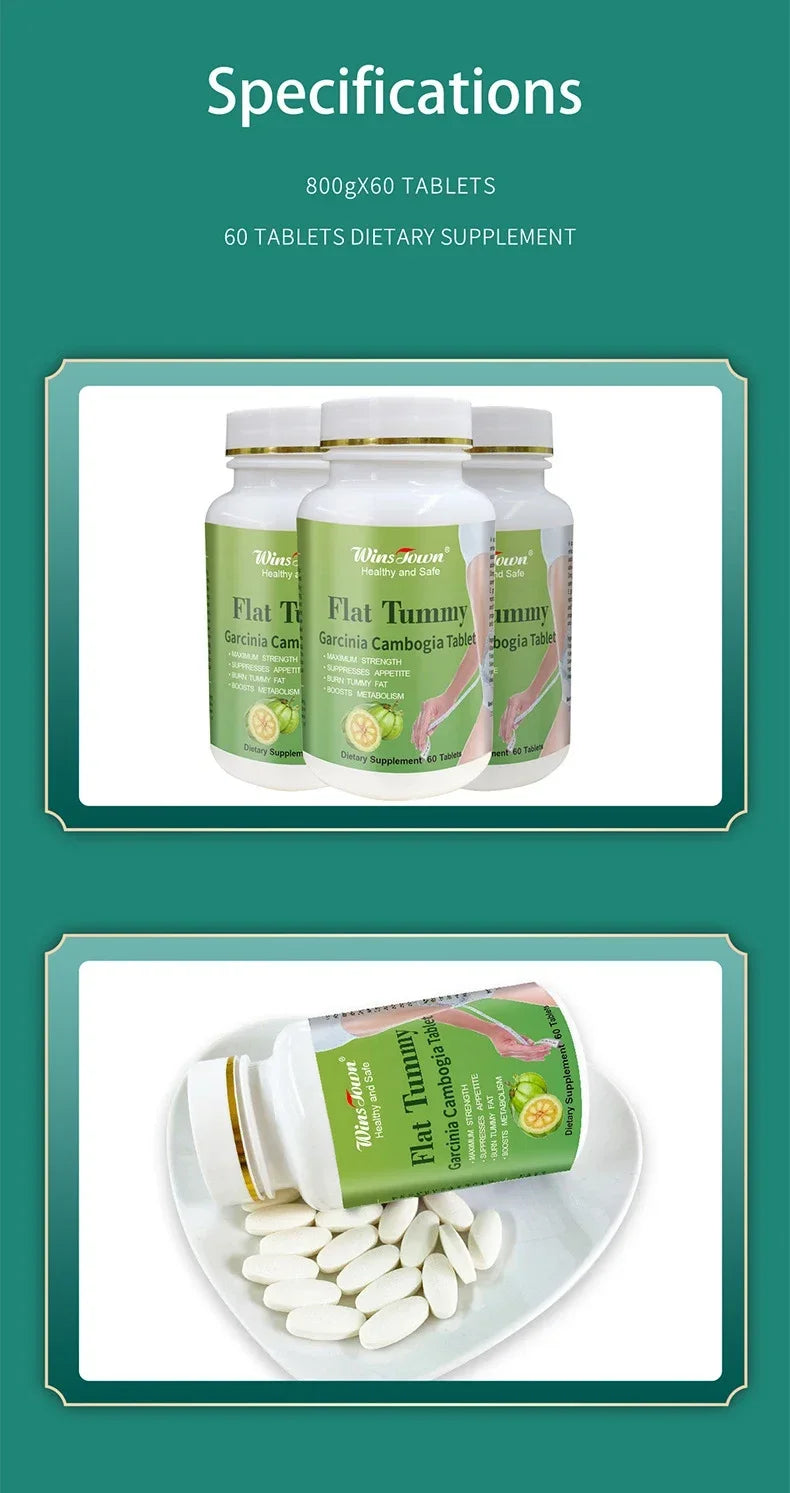 60 Pills Slim Slimming Flat Tummy Tablet Weight Loss Pill Appetite Management Health Food
