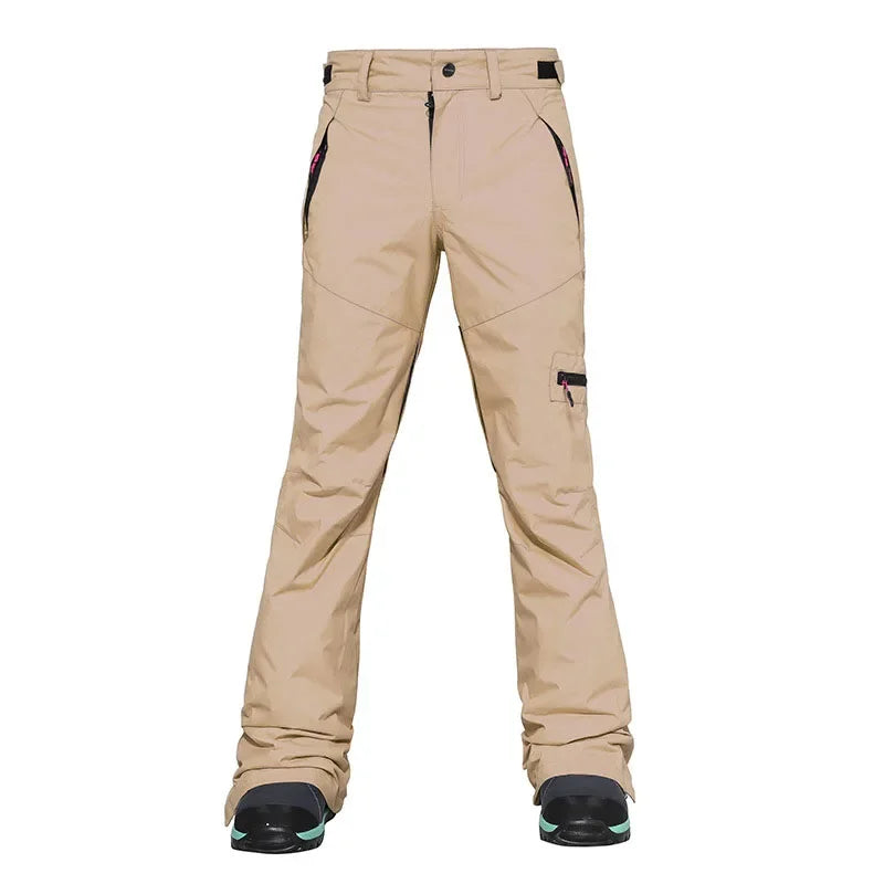 2024 New Ski Pants Women Pants Overalls Windproof Waterproof Ski Suits Men Mountain Snowboard Outdoor Hiking Ski Loose Trousers