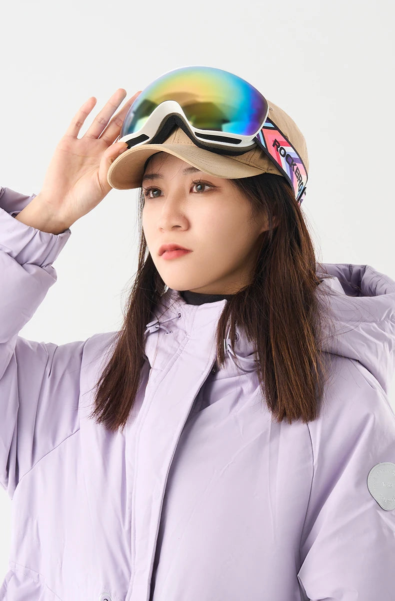 ROCKBROS Skiing Snowboarding Eyewear Goggles for Adult / Child Windproof Anti-fog Snow Ski Glasses Winter Sports Accessories
