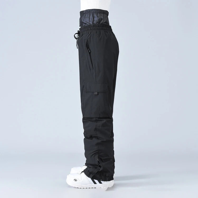 New Winter Ski Pants Men Outdoor Windproof Waterproof Warm Work Pants Women Single Board Breathable Loose Sports Snow Pants