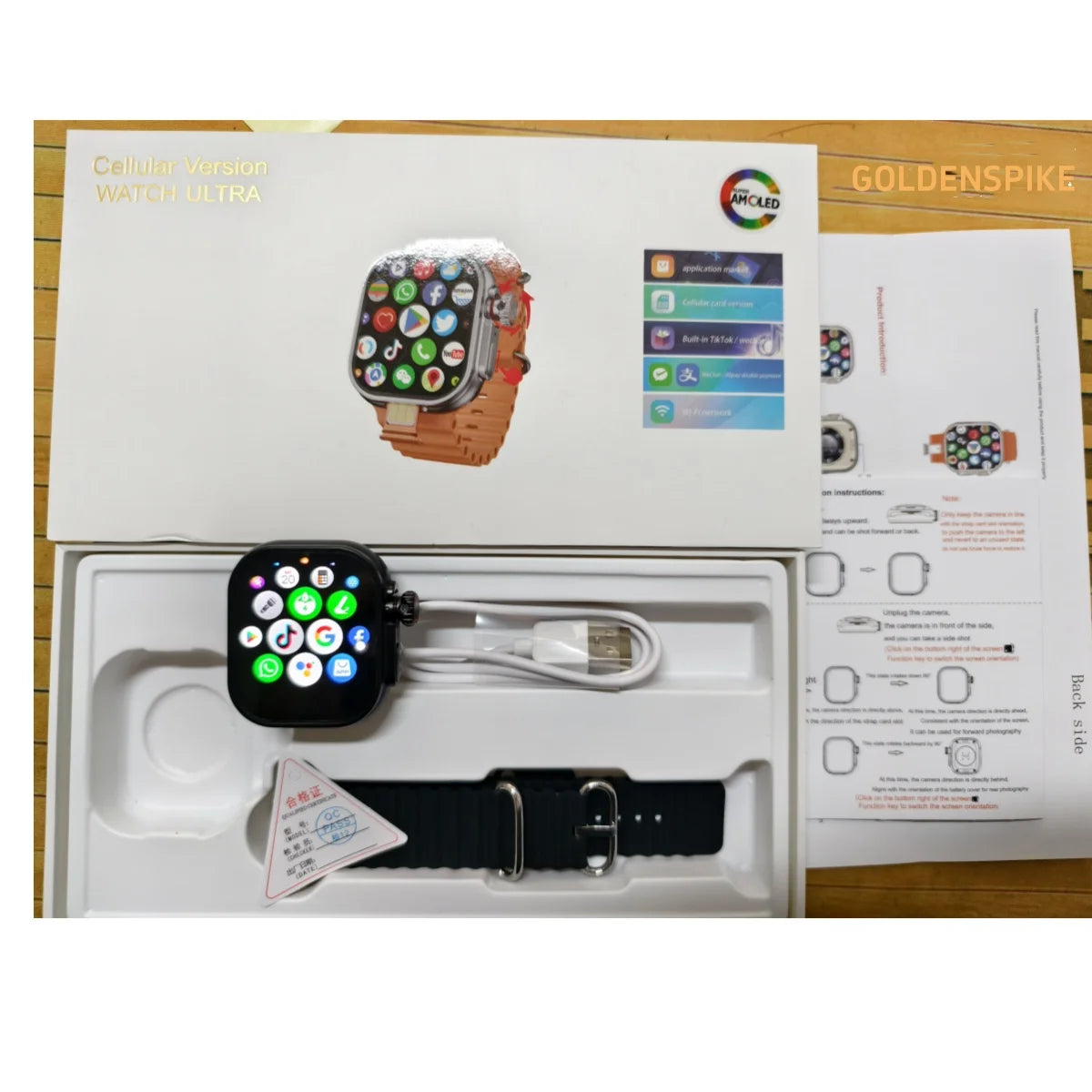 S11 Ultra Smart Watch 2.26 inch Amoled 490*580 Smartwatch With 4G 5G LTE Sim Card Touch encoder GPS precise position 2000Mah