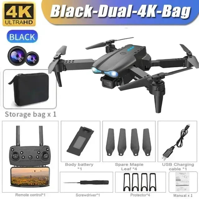 E99 Pro Drone With 4K Dual Camera Wifi Optical Flow And Obstacle Avoidance For Aerial Photography Quadcopter For Birthday Gift ﻿