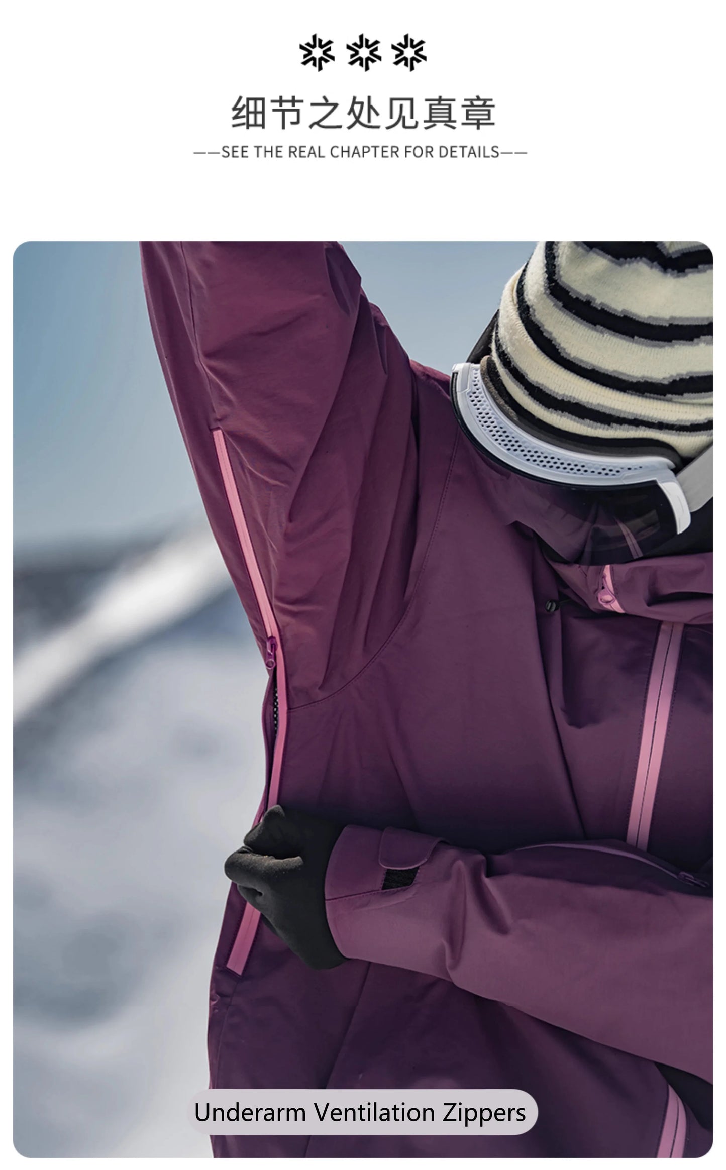 John Snow 2025 3L Ski Jacket & Pants Set Waterproof Snowboard Suit Thermal Winter Sports Gear with Fleece Lining for Men & Women