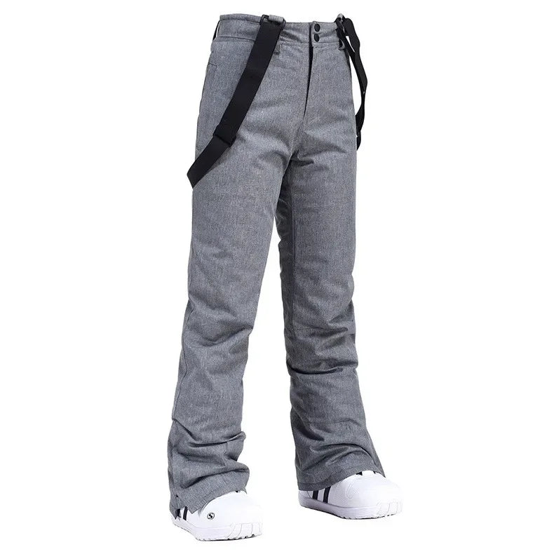 Winter Outdoor Mountain Waterproof Ski Pants For Men Women’s High Quality Windproof Warm Snow Trousers Ski Snowboarding Pants