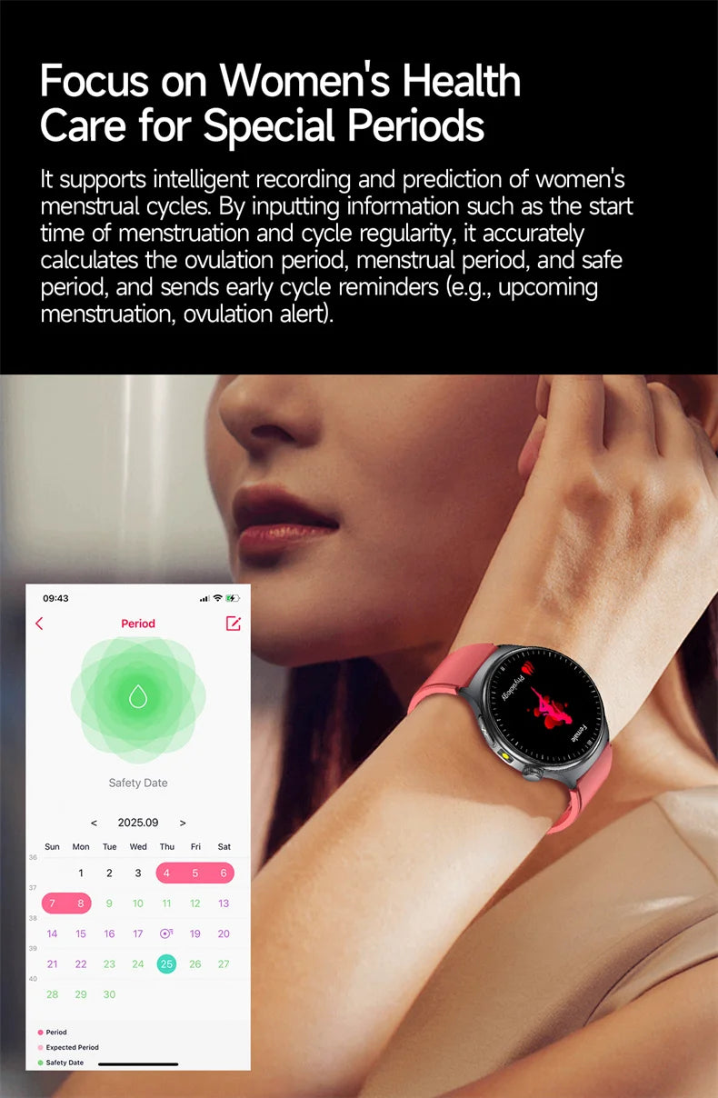 2026New Health Diagnosis Smart Watches Men Sport ECG Heart Rate Blood Pressure Uric acid Waterproof Smartwatches For Men women