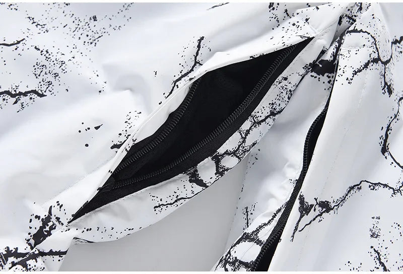 2024 New Adult Snowboard Overalls Warm Winter Skiing Pants Woman Cold Clothes Alpine Ski Sport Waterproof Windproof Man Trousers