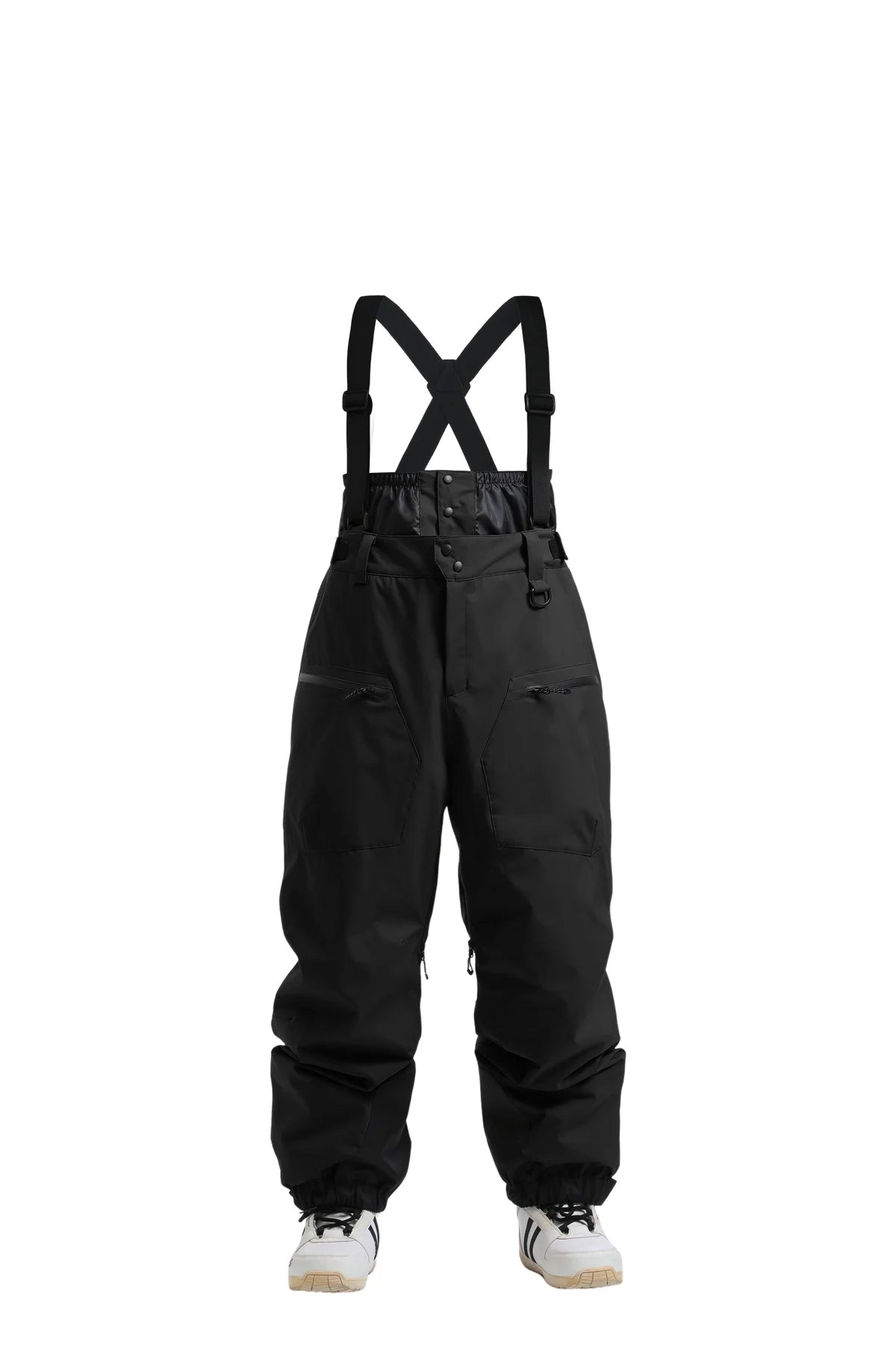 Gsou Outdoor Sport Mountain Female Ski Pants Winter Waterproof Men Women Snowboard Overalls Suspender Snowpants Warmth -40 degre