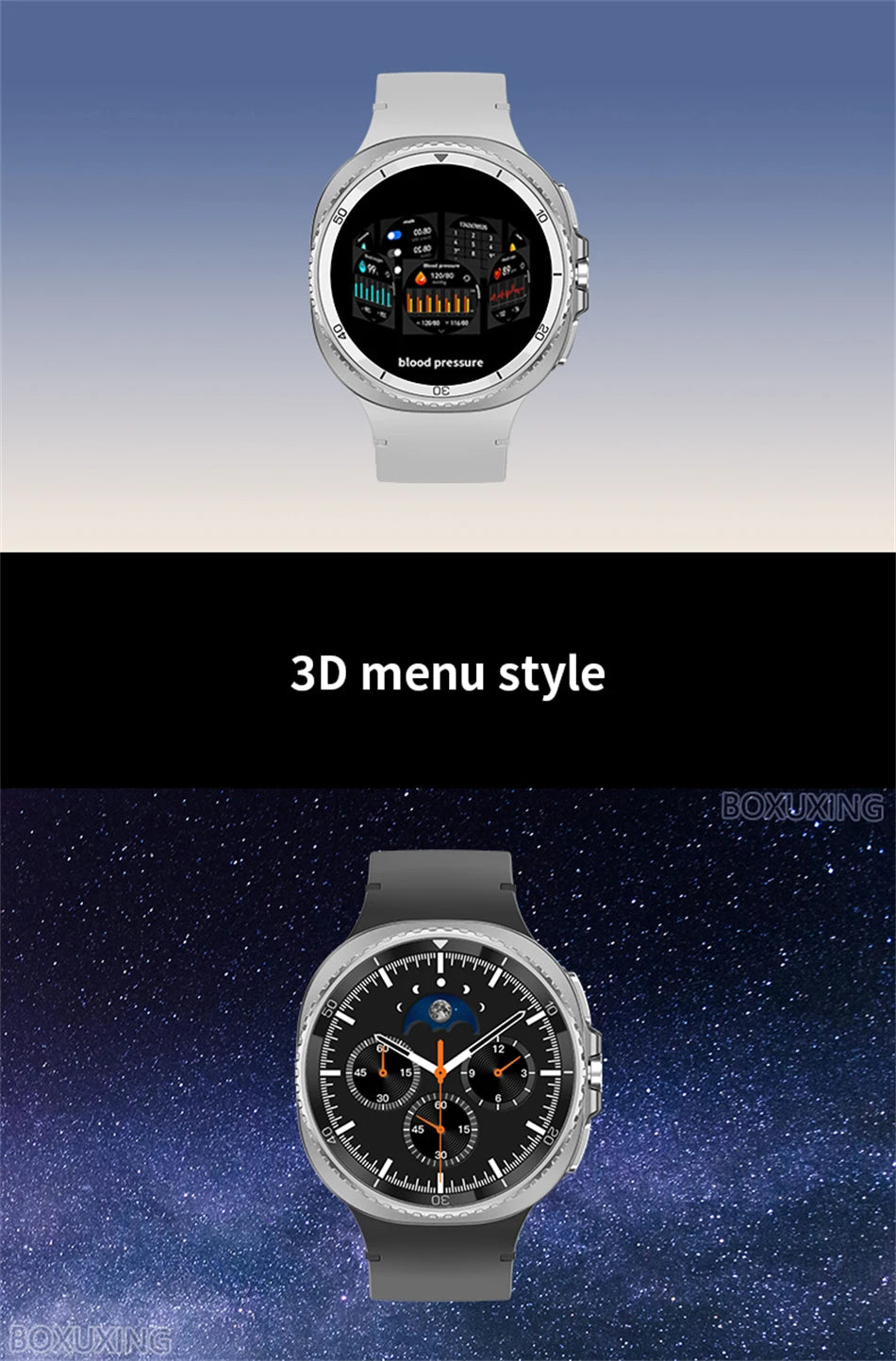 2025 New For Galaxy Watch 8 Classic Smart Watch Men  GPS NFC Bluetooth call 47mm AMOLED Fitness Sport Tracker Health Smart Watch