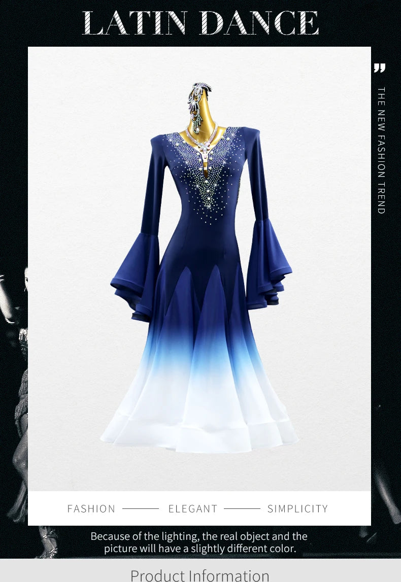 2026 Girls Prom Dancewear New Modern Dance Dress Waltz Competition Costume Wedding Party Suit Valsa Women Ballroom Stage Clothes