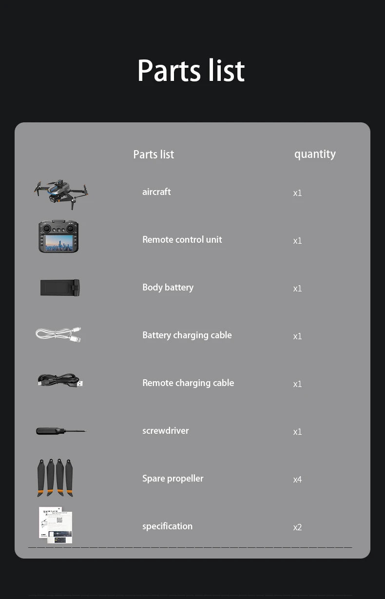 AE8 EVO GPS Drone 4K Professional HD Dual Camera With Screen 5G WIFI 360°Obstacle Avoidance Brushless Rc Quadcopter FPV Drones