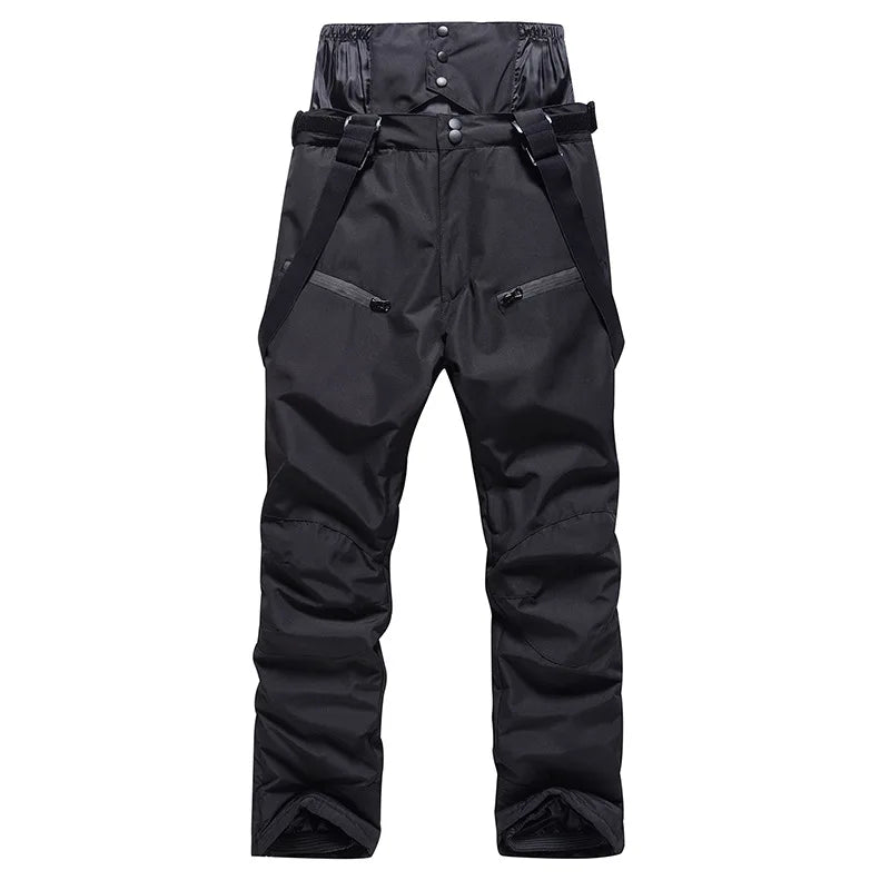 Winter Unisex Ski Pants Windproof Waterproof Snowboard Wear Outdoor Warm Snow Sports Pants Men Women Skiing Trousers