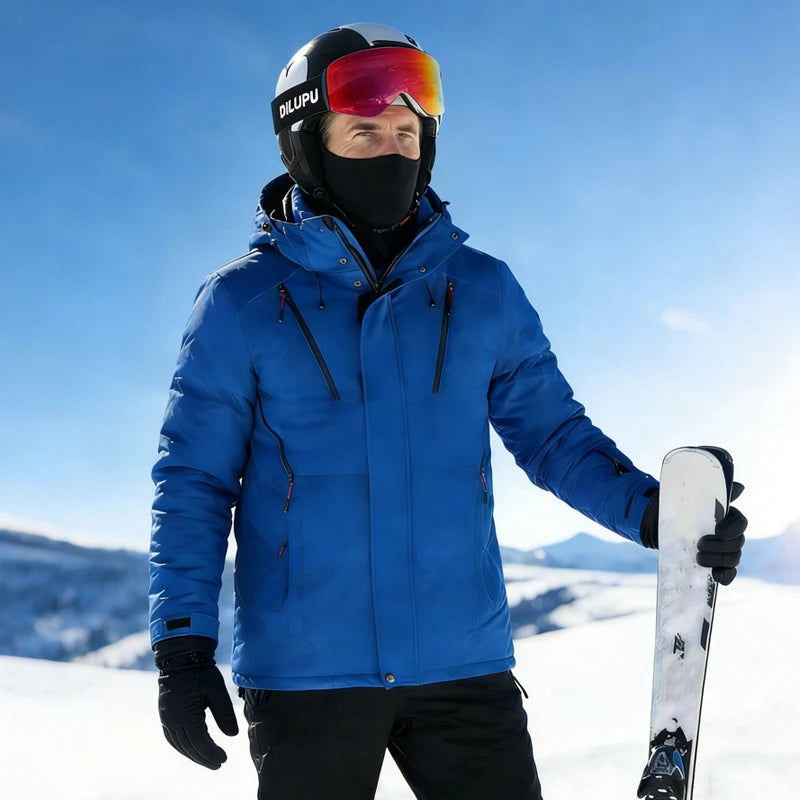 Winter Ski Suit Men Snow Parkas Warm Windproof Outdoor Sports Skiing Down Jackets and Pants Male Snowboard Wear Overalls
